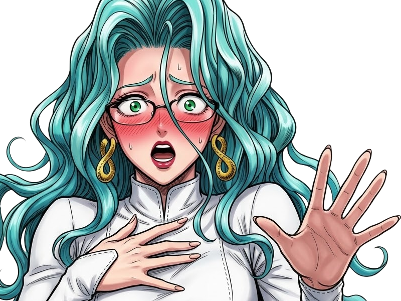 Sticker psykos saikosu scrutt gyoro gyoro gyoro esper association des monstres scientifique niveau dragon telekinesiste lunettes cheveux aquamarine yeux verts par Dark-63