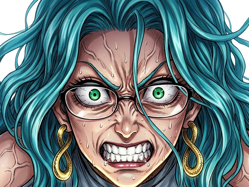 Sticker psykos saikosu scrutt gyoro gyoro gyoro esper association des monstres scientifique niveau dragon telekinesiste lunettes cheveux aquamarine yeux verts par Dark-63