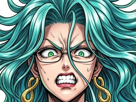 psykos-saikosu-scrutt-gyoro-gyoro-gyoro-esper-association-des-monstres-scientifique-niveau-dragon-telekinesiste-lunettes-cheveux-aquamarine-yeux-verts