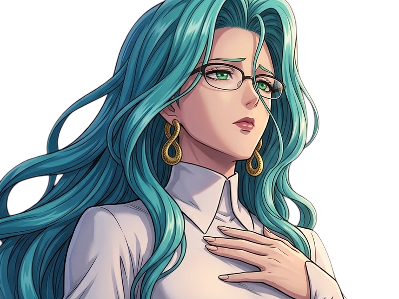 Sticker psykos saikosu scrutt gyoro gyoro gyoro esper association des monstres scientifique niveau dragon telekinesiste lunettes cheveux aquamarine yeux verts par Dark-63