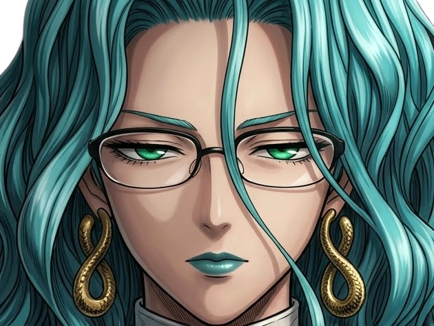 Sticker psykos saikosu scrutt gyoro gyoro gyoro esper association des monstres scientifique niveau dragon telekinesiste lunettes cheveux aquamarine yeux verts par Dark-63