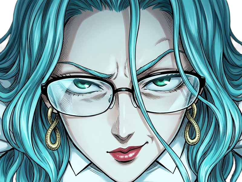 Sticker psykos saikosu scrutt gyoro gyoro gyoro esper association des monstres scientifique niveau dragon telekinesiste lunettes cheveux aquamarine yeux verts par Dark-63