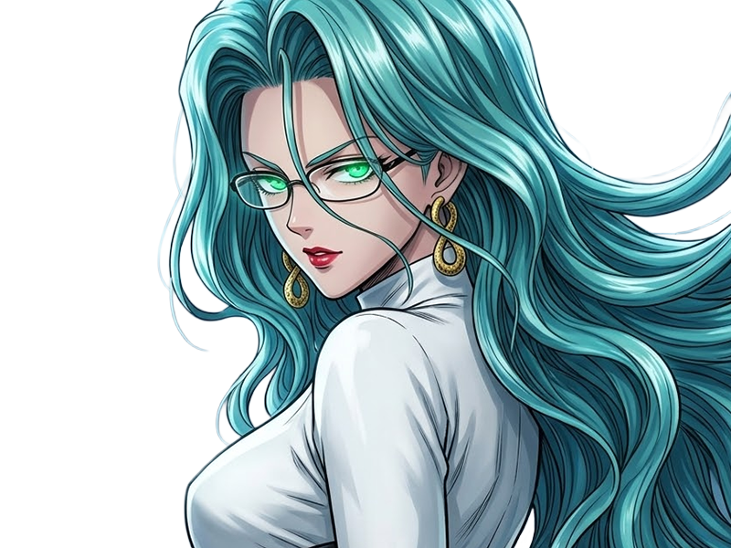 Sticker psykos saikosu scrutt gyoro gyoro gyoro esper association des monstres scientifique niveau dragon telekinesiste lunettes cheveux aquamarine yeux verts par Dark-63
