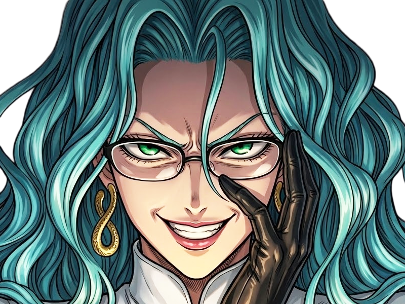 Sticker psykos saikosu scrutt gyoro gyoro gyoro esper association des monstres scientifique niveau dragon telekinesiste lunettes cheveux aquamarine yeux verts par Dark-63