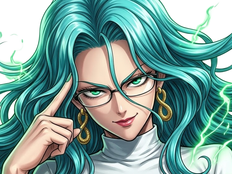 psykos saikosu scrutt gyoro gyoro-gyoro esper association-des-monstres scientifique niveau dragon telekinesiste lunettes cheveux-aquamarine yeux-verts