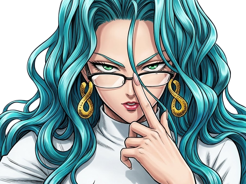 psykos saikosu scrutt gyoro gyoro-gyoro esper association-des-monstres scientifique niveau dragon telekinesiste lunettes cheveux-aquamarine yeux-verts