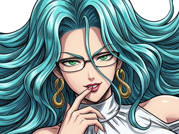 Sticker psykos saikosu scrutt gyoro gyoro gyoro esper association des monstres scientifique niveau dragon telekinesiste lunettes cheveux aquamarine yeux verts par Dark-63