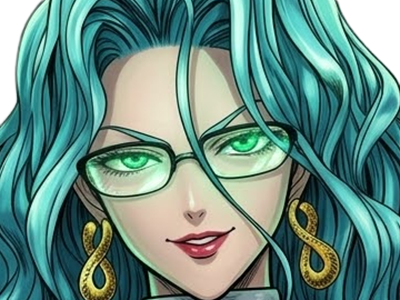 Sticker psykos saikosu scrutt gyoro gyoro gyoro esper association des monstres scientifique niveau dragon telekinesiste lunettes cheveux aquamarine yeux verts par Dark-63