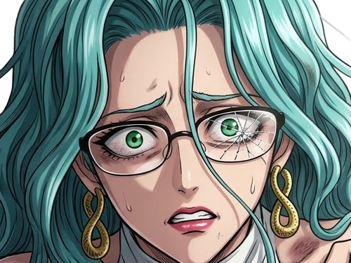 Sticker psykos saikosu scrutt gyoro gyoro gyoro esper association des monstres scientifique niveau dragon telekinesiste lunettes cheveux aquamarine yeux verts par Dark-63