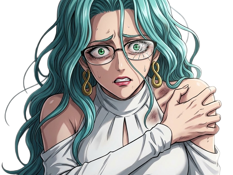 Sticker psykos saikosu scrutt gyoro gyoro gyoro esper association des monstres scientifique niveau dragon telekinesiste lunettes cheveux aquamarine yeux verts par Dark-63