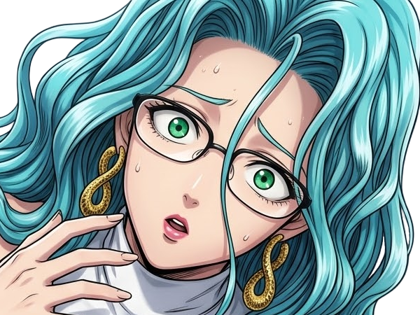 Sticker psykos saikosu scrutt gyoro gyoro gyoro esper association des monstres scientifique niveau dragon telekinesiste lunettes cheveux aquamarine yeux verts par Dark-63
