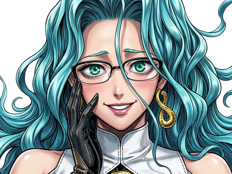 psykos saikosu scrutt gyoro gyoro-gyoro esper association-des-monstres scientifique niveau dragon telekinesiste lunettes cheveux-aquamarine yeux-verts