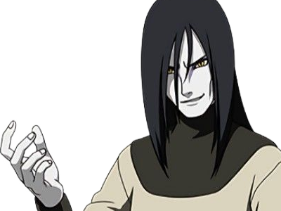 orochimaru ninja shinobi nukenin sannin scientifique antagoniste naruto manga anime cheveux-noirs yeux-jaunes