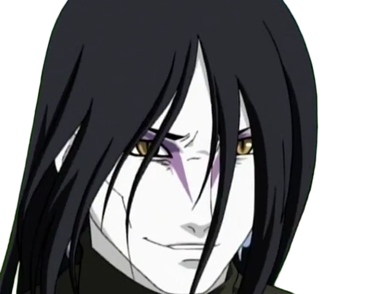 orochimaru ninja shinobi nukenin sannin scientifique antagoniste naruto manga anime cheveux-noirs yeux-jaunes