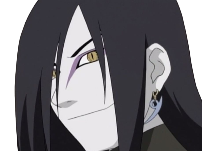 orochimaru ninja shinobi nukenin sannin scientifique antagoniste naruto manga anime cheveux-noirs yeux-jaunes