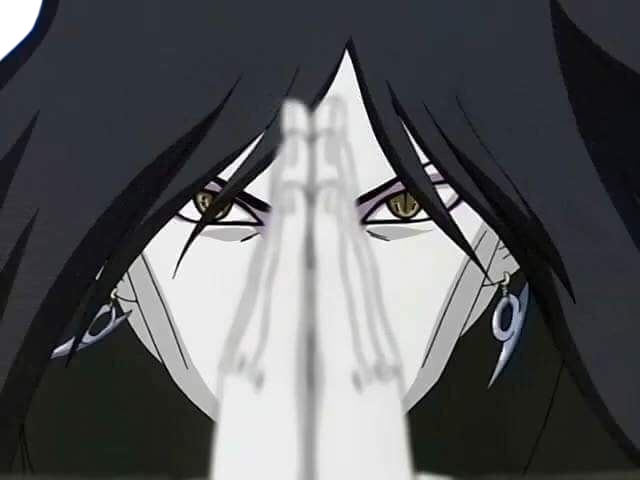 orochimaru ninja shinobi nukenin sannin scientifique antagoniste naruto manga anime cheveux-noirs yeux-jaunes