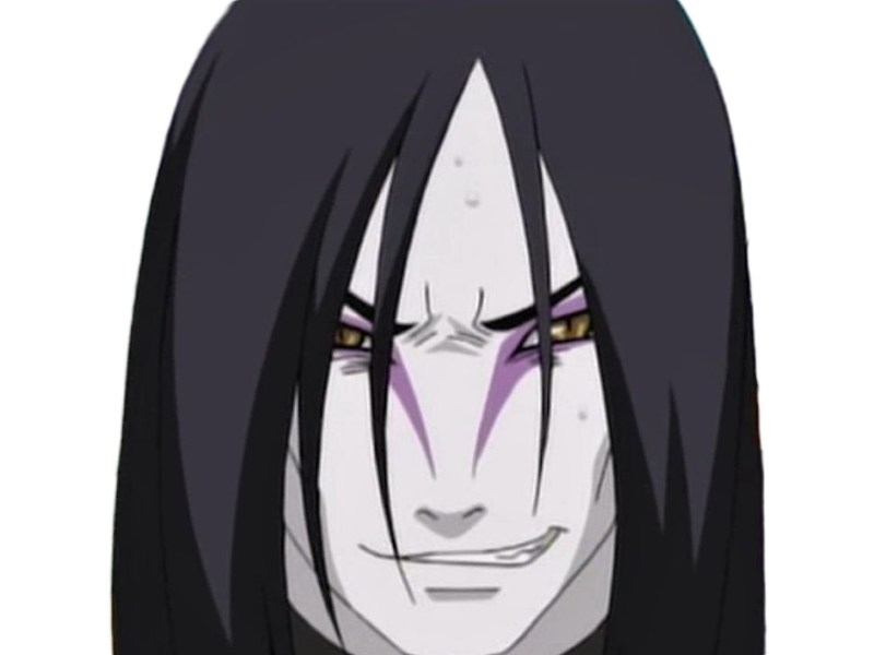 orochimaru ninja shinobi nukenin sannin scientifique antagoniste naruto manga anime cheveux-noirs yeux-jaunes