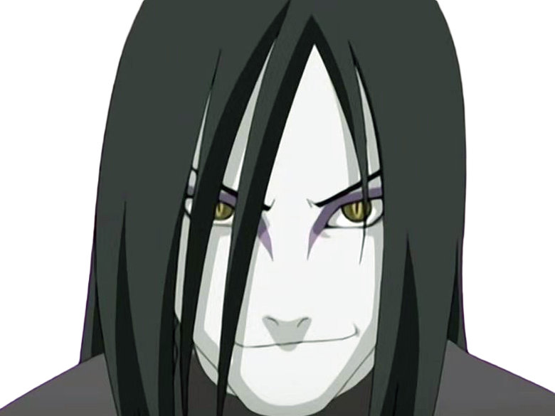 orochimaru ninja shinobi nukenin sannin scientifique antagoniste naruto manga anime cheveux-noirs yeux-jaunes