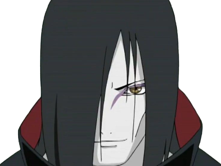 orochimaru ninja shinobi nukenin sannin scientifique antagoniste naruto manga anime cheveux-noirs yeux-jaunes