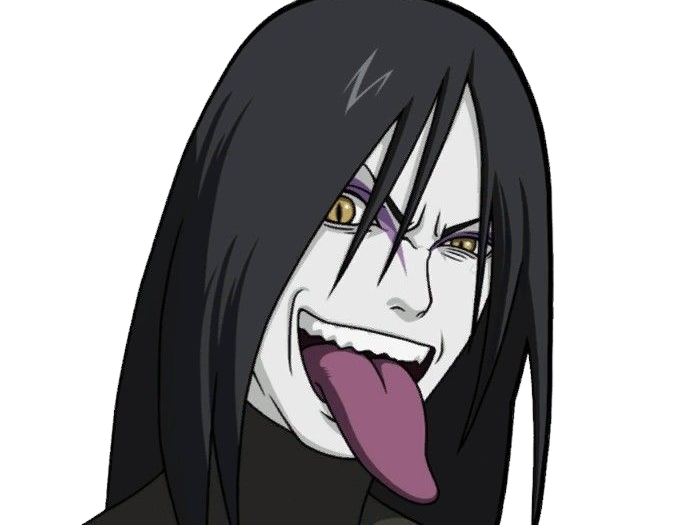 orochimaru ninja shinobi nukenin sannin scientifique antagoniste naruto manga anime cheveux-noirs yeux-jaunes