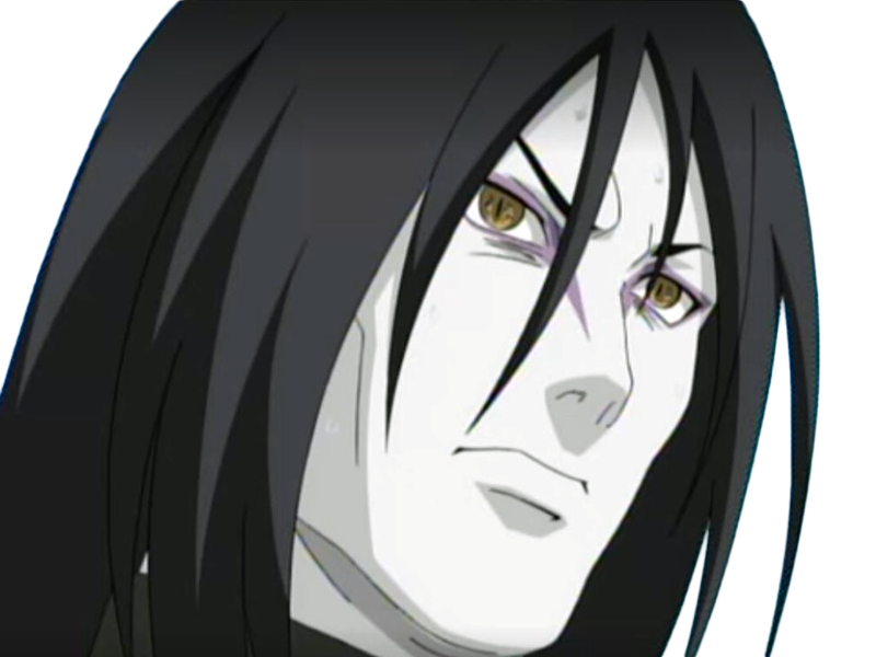 orochimaru ninja shinobi nukenin sannin scientifique antagoniste naruto manga anime cheveux-noirs yeux-jaunes