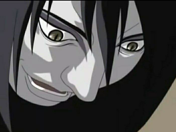 orochimaru ninja shinobi nukenin sannin scientifique antagoniste naruto manga anime cheveux-noirs yeux-jaunes