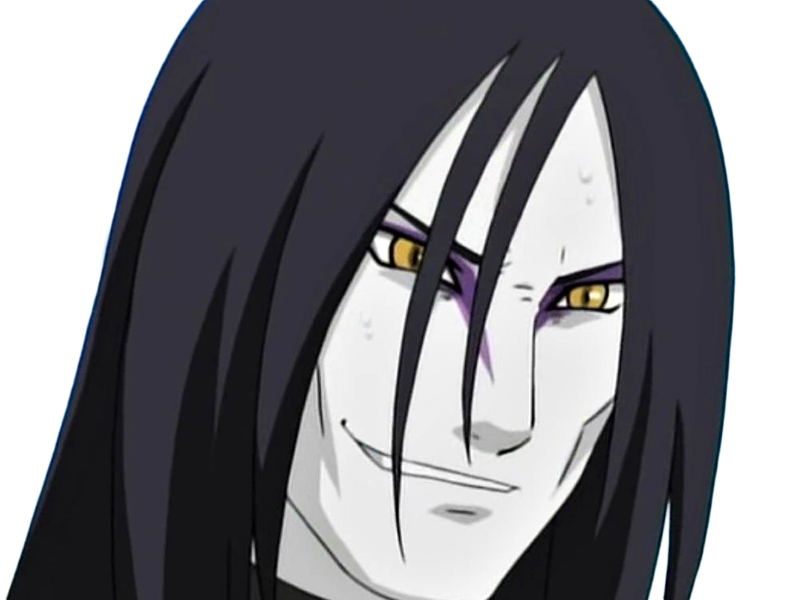 orochimaru ninja shinobi nukenin sannin scientifique antagoniste naruto manga anime cheveux-noirs yeux-jaunes