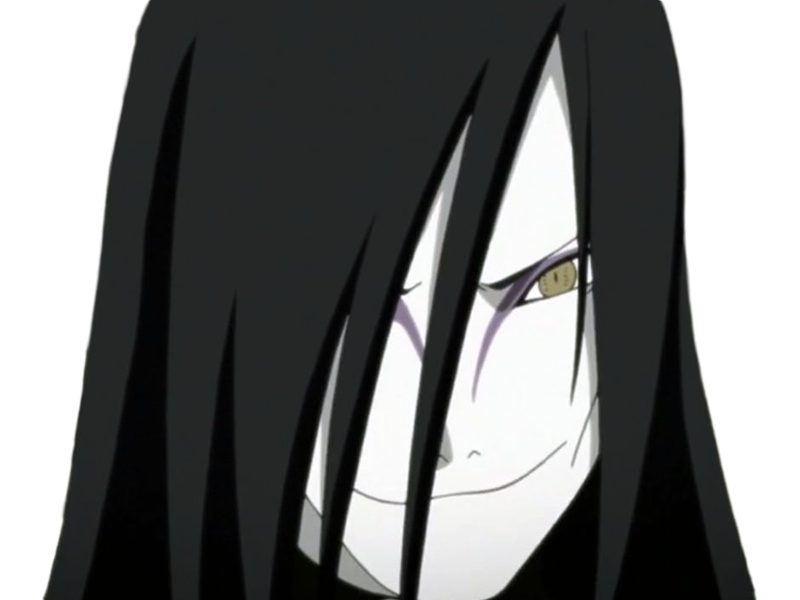 orochimaru ninja shinobi nukenin sannin scientifique antagoniste naruto manga anime cheveux-noirs yeux-jaunes