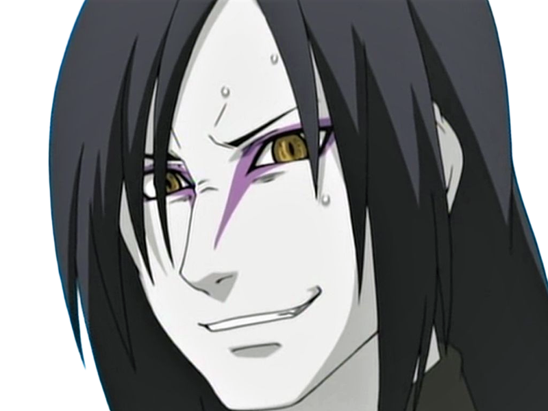 orochimaru ninja shinobi nukenin sannin scientifique antagoniste naruto manga anime cheveux-noirs yeux-jaunes
