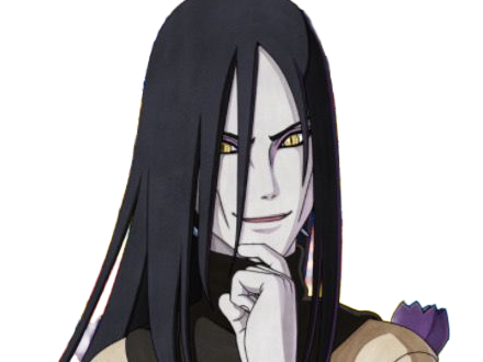 orochimaru ninja shinobi nukenin sannin scientifique antagoniste naruto manga anime cheveux-noirs yeux-jaunes
