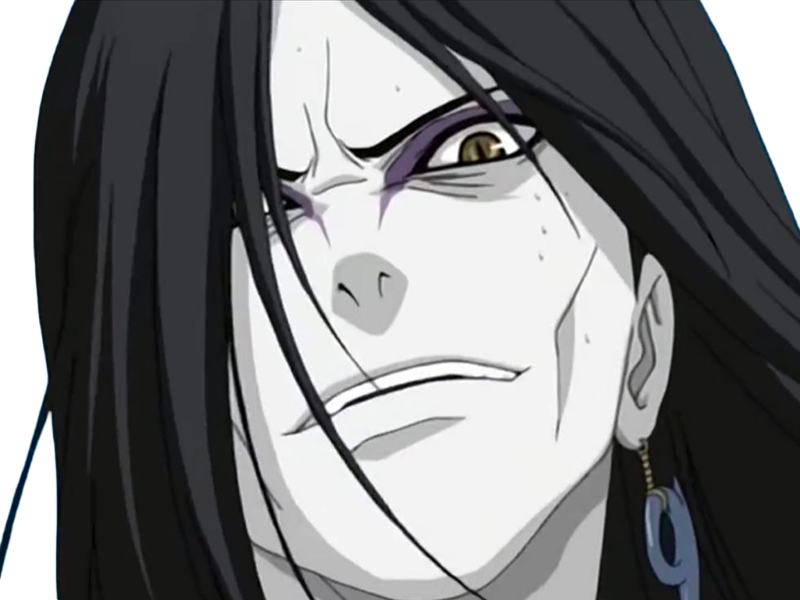 orochimaru ninja shinobi nukenin sannin scientifique antagoniste naruto manga anime cheveux-noirs yeux-jaunes