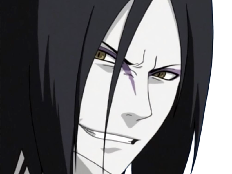 orochimaru ninja shinobi nukenin sannin scientifique antagoniste naruto manga anime cheveux-noirs yeux-jaunes