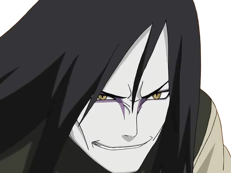 orochimaru ninja shinobi nukenin sannin scientifique antagoniste naruto manga anime cheveux-noirs yeux-jaunes