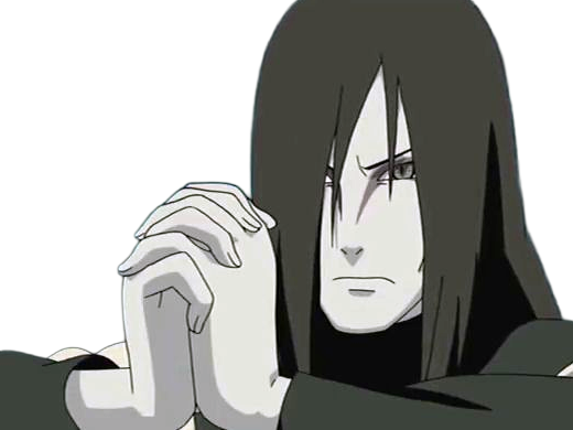 orochimaru ninja shinobi nukenin sannin scientifique antagoniste naruto manga anime cheveux-noirs yeux-jaunes