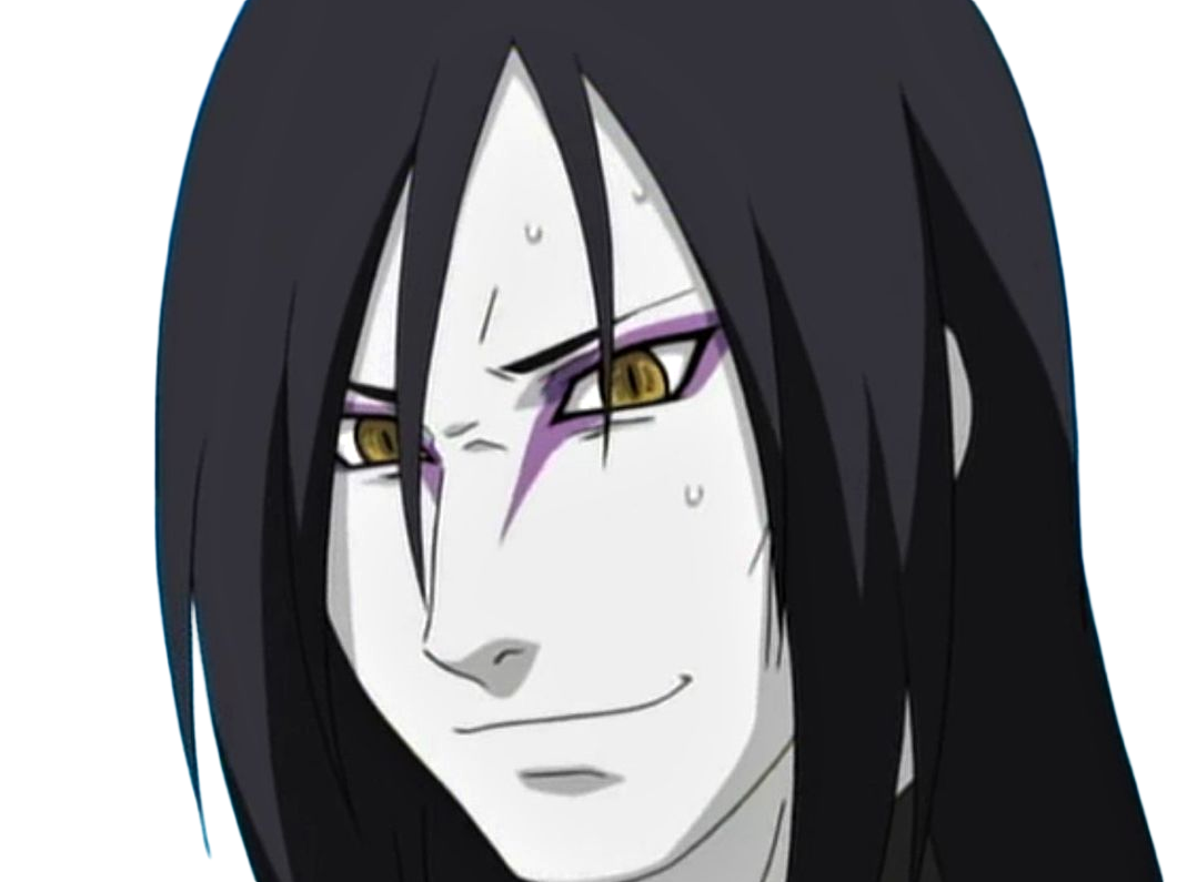 orochimaru ninja shinobi nukenin sannin scientifique antagoniste naruto manga anime cheveux-noirs yeux-jaunes