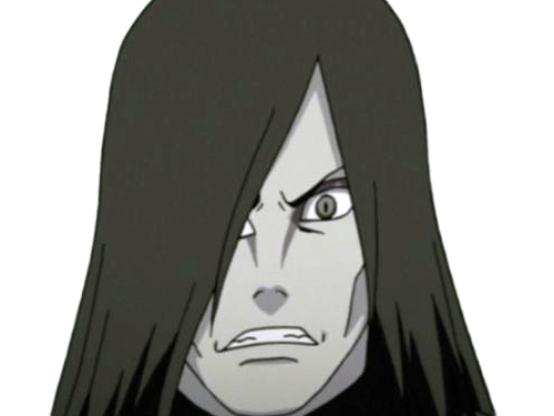 orochimaru ninja shinobi nukenin sannin scientifique antagoniste naruto manga anime cheveux-noirs yeux-jaunes