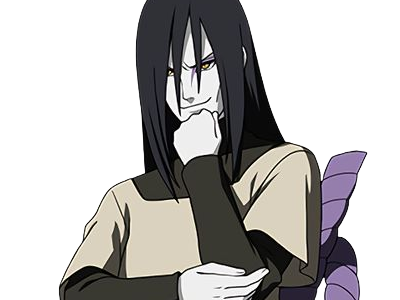 orochimaru ninja shinobi nukenin sannin scientifique antagoniste naruto manga anime cheveux-noirs yeux-jaunes