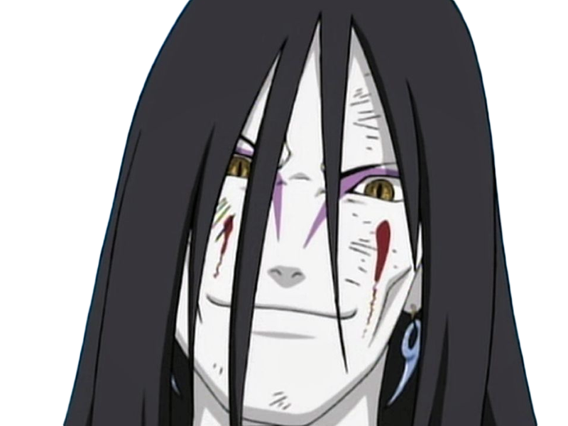 orochimaru ninja shinobi nukenin sannin scientifique antagoniste naruto manga anime cheveux-noirs yeux-jaunes
