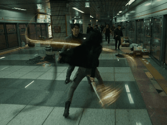 im jinah nana coreenne actrice assassin attaque combat piece butin gif dague