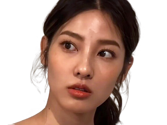 jeon jisu coreenne charme asiatique modele surprise regard