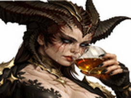 lilith boire verre boit sirote