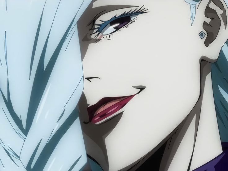 mei mei-mei jujutsu-kaisen jjk cheveux blanc yeux violet tresse ade adelaide vizard fic bloop
