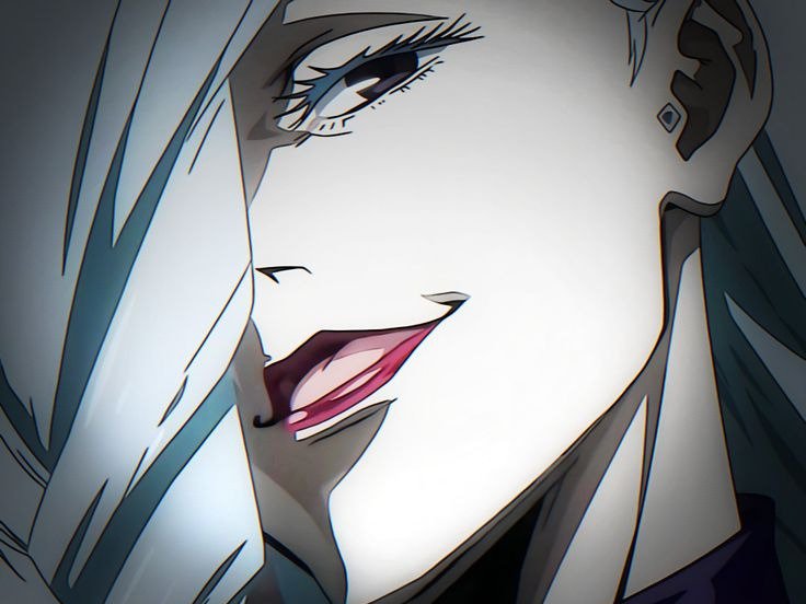 mei mei-mei jujutsu-kaisen jjk cheveux blanc yeux violet tresse ade adelaide vizard fic bloop