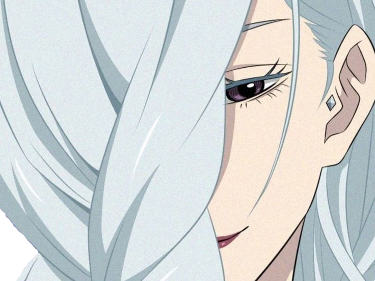 mei mei-mei jujutsu-kaisen jjk cheveux blanc yeux violet tresse ade adelaide vizard fic bloop