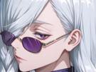 mei-mei-mei-jujutsu-kaisen-jjk-cheveux-blanc-yeux-violet-tresse-ade-adelaide-vizard-fic-bloop-lunettes