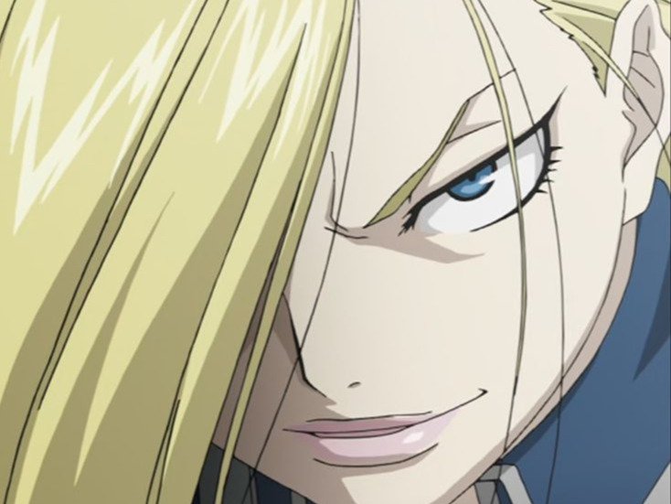 olivia armstrong fullmetal alchemist fma blonde yeux bleu meche arrancar fic bloop