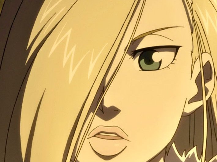 olivia armstrong fullmetal alchemist fma blonde yeux bleu meche arrancar fic bloop