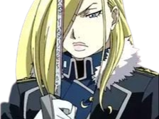 olivia armstrong fullmetal alchemist fma blonde yeux bleu meche arrancar fic bloop epee katana