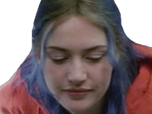 kate winslet eternal sunshine clementine kruczynski cheveux bleu agrume fic bloop