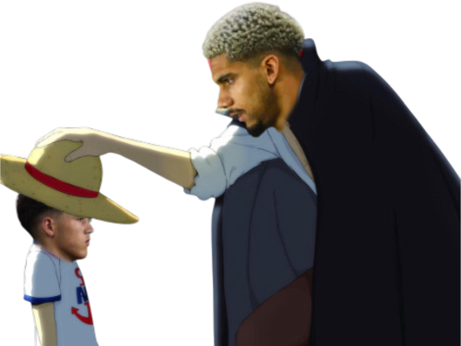 cubarsi araujo chapeau paille one piece luffy shanks barca barcelone surcotes carton rouge surcote nuls